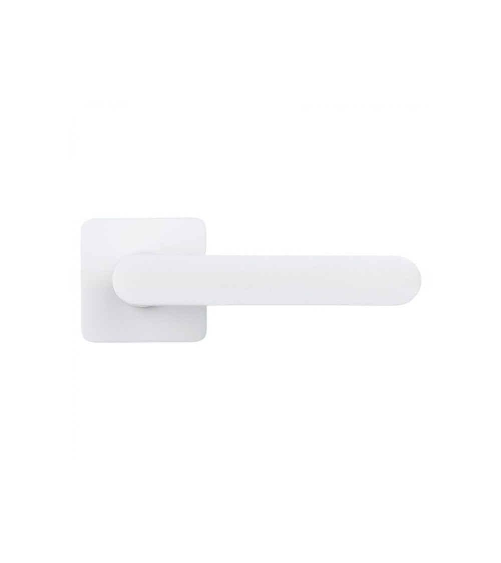 Poignée de porte de couleur blanche couché de soleil - Moon One Carré -  poignée design