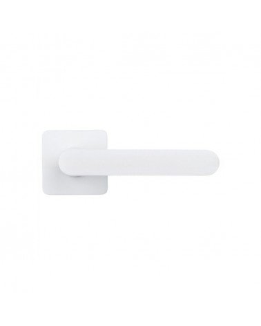 Poignée de porte de couleur blanche couché de soleil - Moon One Carré -  poignée design