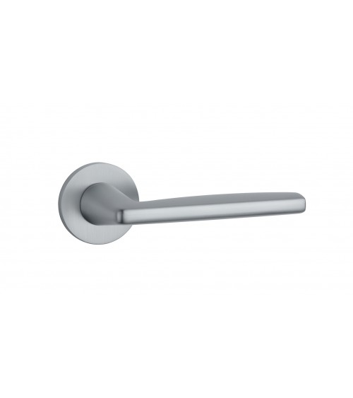 Poignée de porte sur plaque ronde LUNA poignée design couleur 3