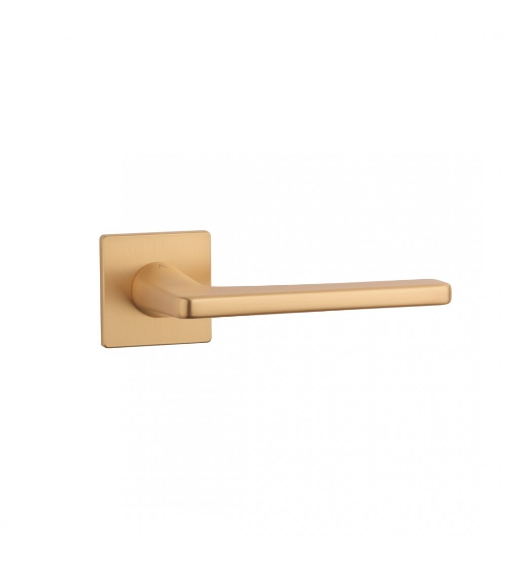 Poignée de porte sur plaque carrée SETIA quincaillerie design couleur 5
