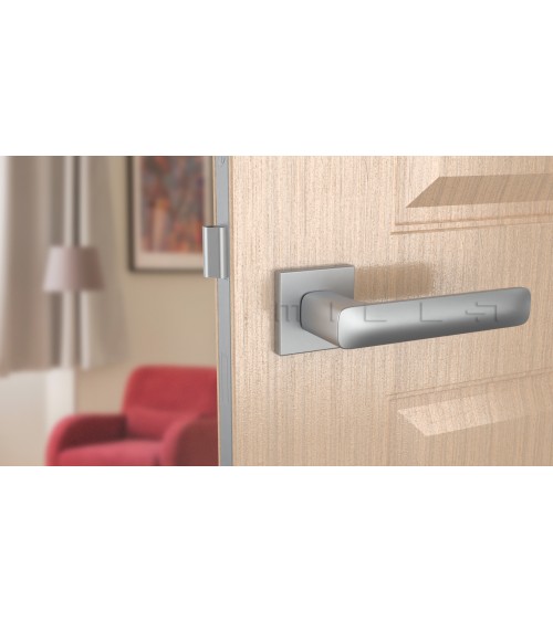 Poignée de porte en zamak STELLA quincaillerie design couleur 1