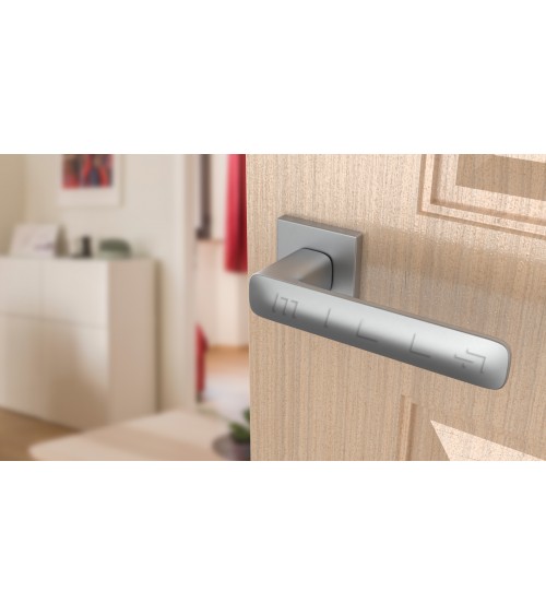 Poignée de porte en zamak STELLA quincaillerie design couleur 1