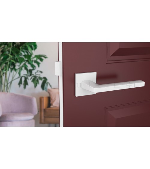 Poignée de porte en zamak PYROLA quincaillerie design