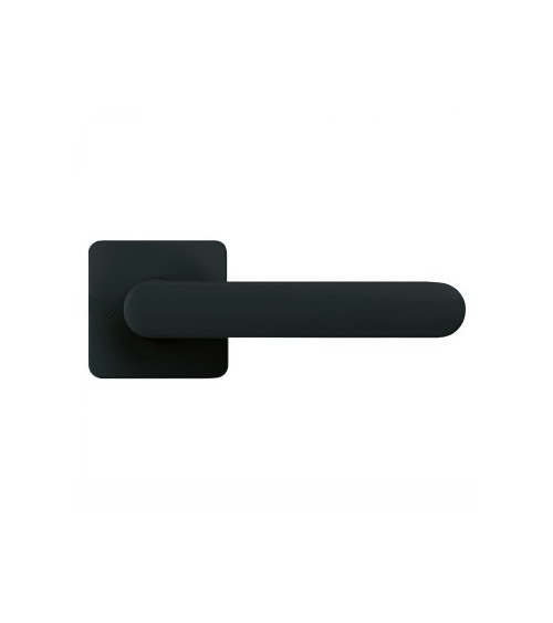 Poignée de porte de couleur Noire couché de soleil - Moon One Carré -  poignée design