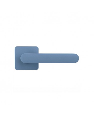 Poignée de porte de couleur Bleu Océan couché de soleil - Moon One Carré -  poignée design