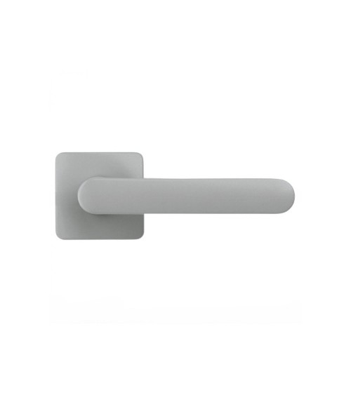 Poignée de porte de couleur Argent couché de soleil - Moon One Carré -  poignée design