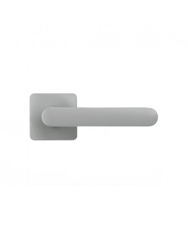Poignée de porte de couleur Argent couché de soleil - Moon One Carré -  poignée design