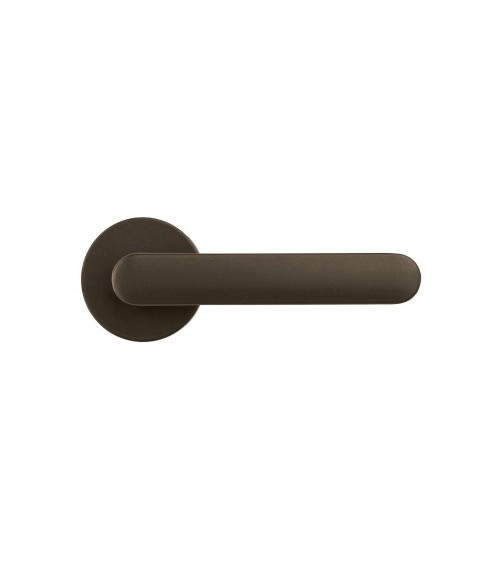 Poignée de porte de couleur marron - Moon One Rond -  poignée design