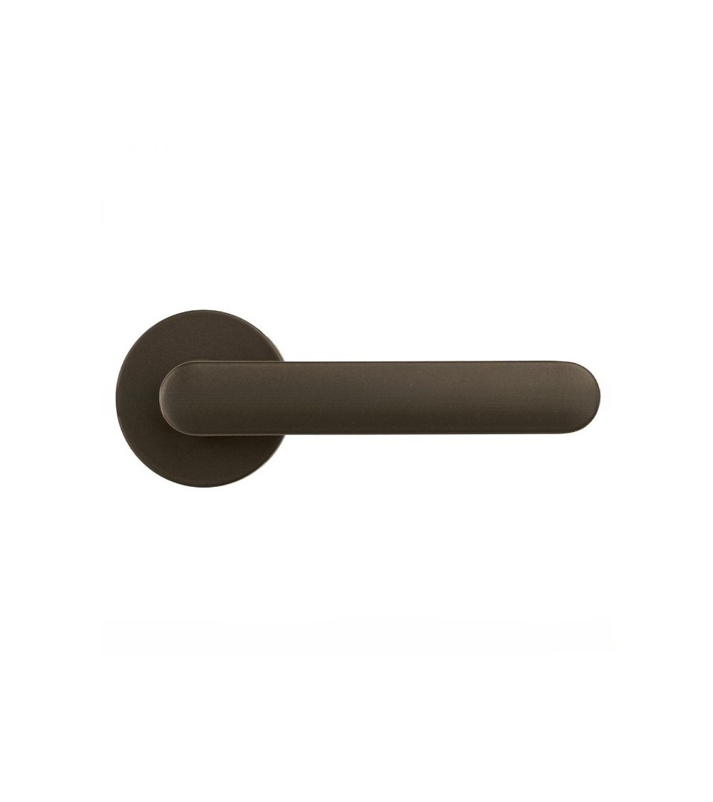 Poignée de porte de couleur marron - Moon One Rond -  poignée design