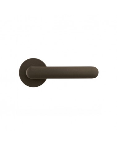 Poignée de porte de couleur marron - Moon One Rond -  poignée design