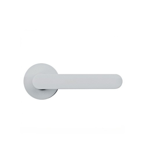 Poignée de porte de couleur blanche - Moon One Ronde -  poignée design