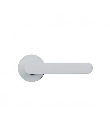 Poignée de porte de couleur blanche - Moon One Ronde -  poignée design