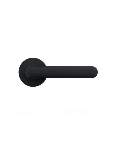Poignée de porte de couleur noire - Moon One Ronde -  poignée design