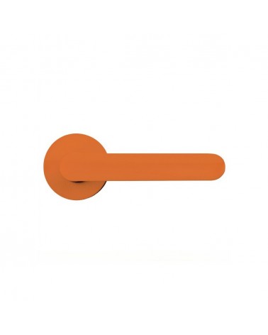 Poignée de porte de couleur Orange  - Moon One Ronde -  poignée design