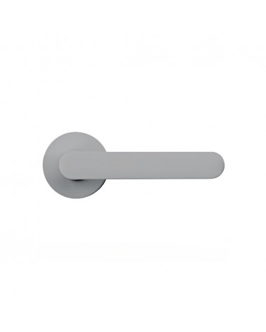 Poignée de porte de couleur Argent - Moon One Ronde -  poignée design