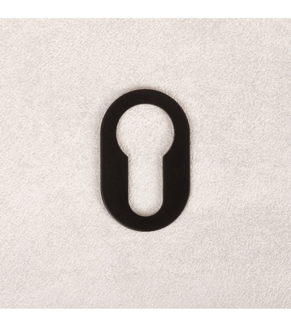 Rosace de porte VERUM slim, pour clé à barillet -  poignée design