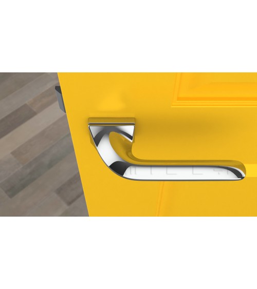 Poignée de porte sur plaque cachée GLADIOLA poignée design