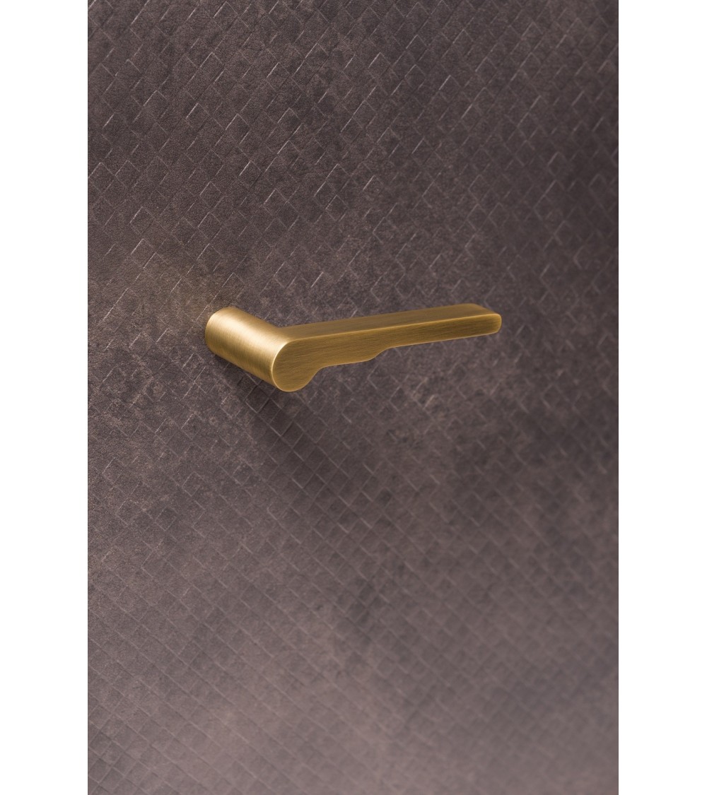 poignée de porte ultra design sans plaque finition bronze- or