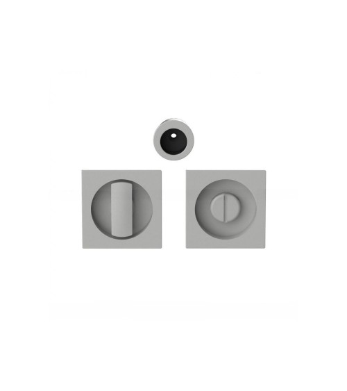 Poignée pour porte coulissante à condamnation de couleur argent Moon One poignée design