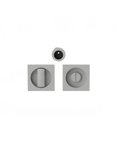 Poignée pour porte coulissante à condamnation de couleur argent Moon One poignée design
