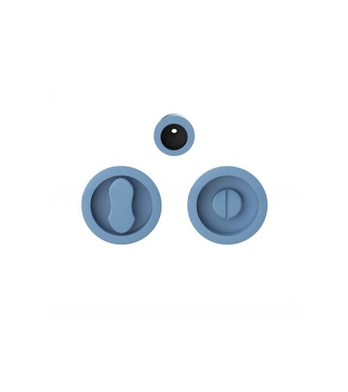 Poignée pour porte coulissante couleur bleu océan Moon One poignée design