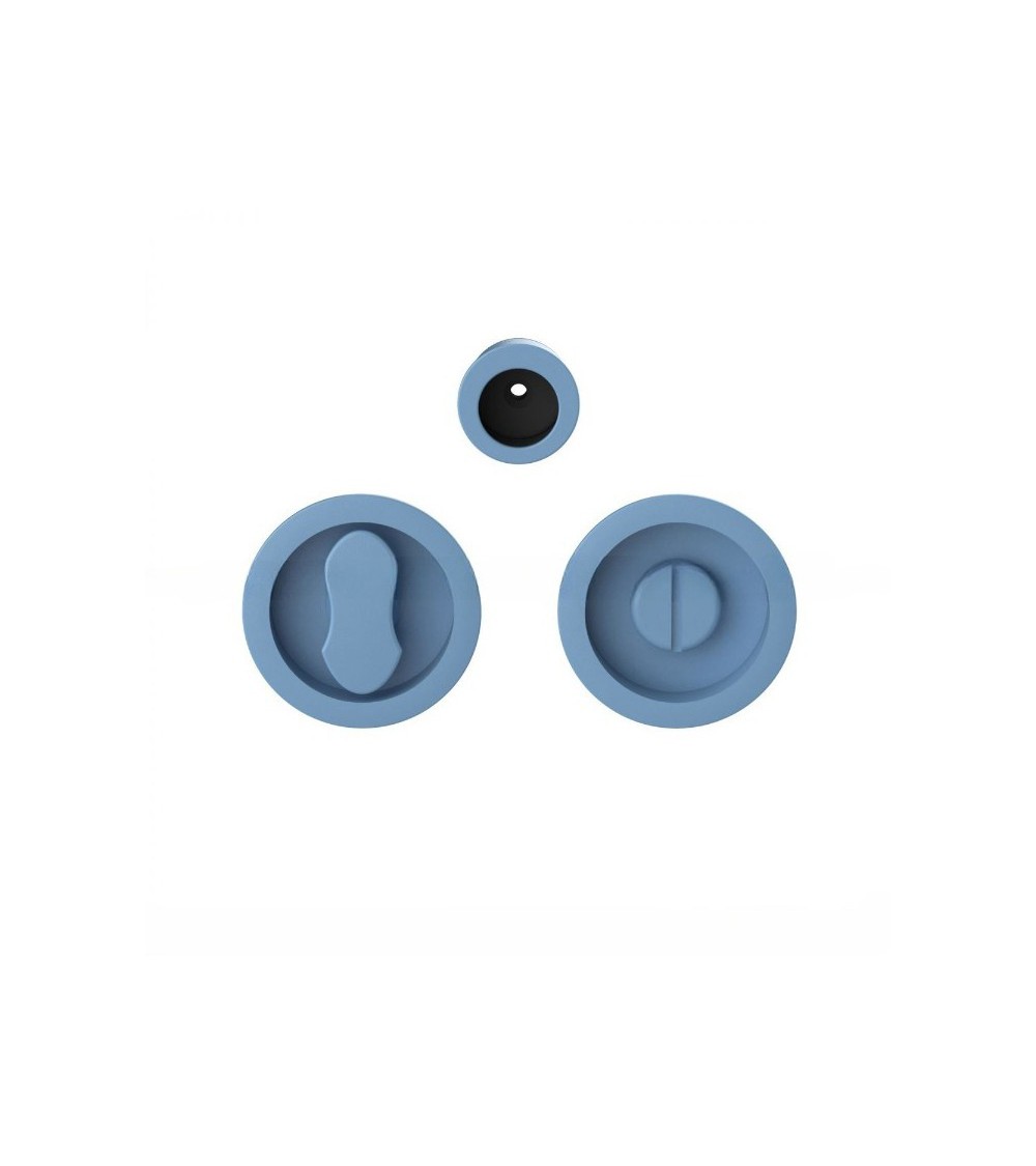Poignée pour porte coulissante couleur bleu océan Moon One poignée design