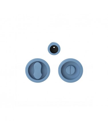 Poignée pour porte coulissante couleur bleu océan Moon One poignée design