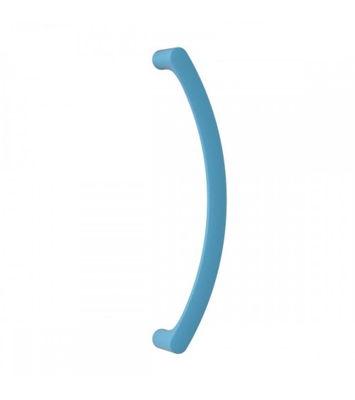 Poignée bâton de maréchal, poignée de tirage de couleur Moon One Bleu Océan -  poignée design