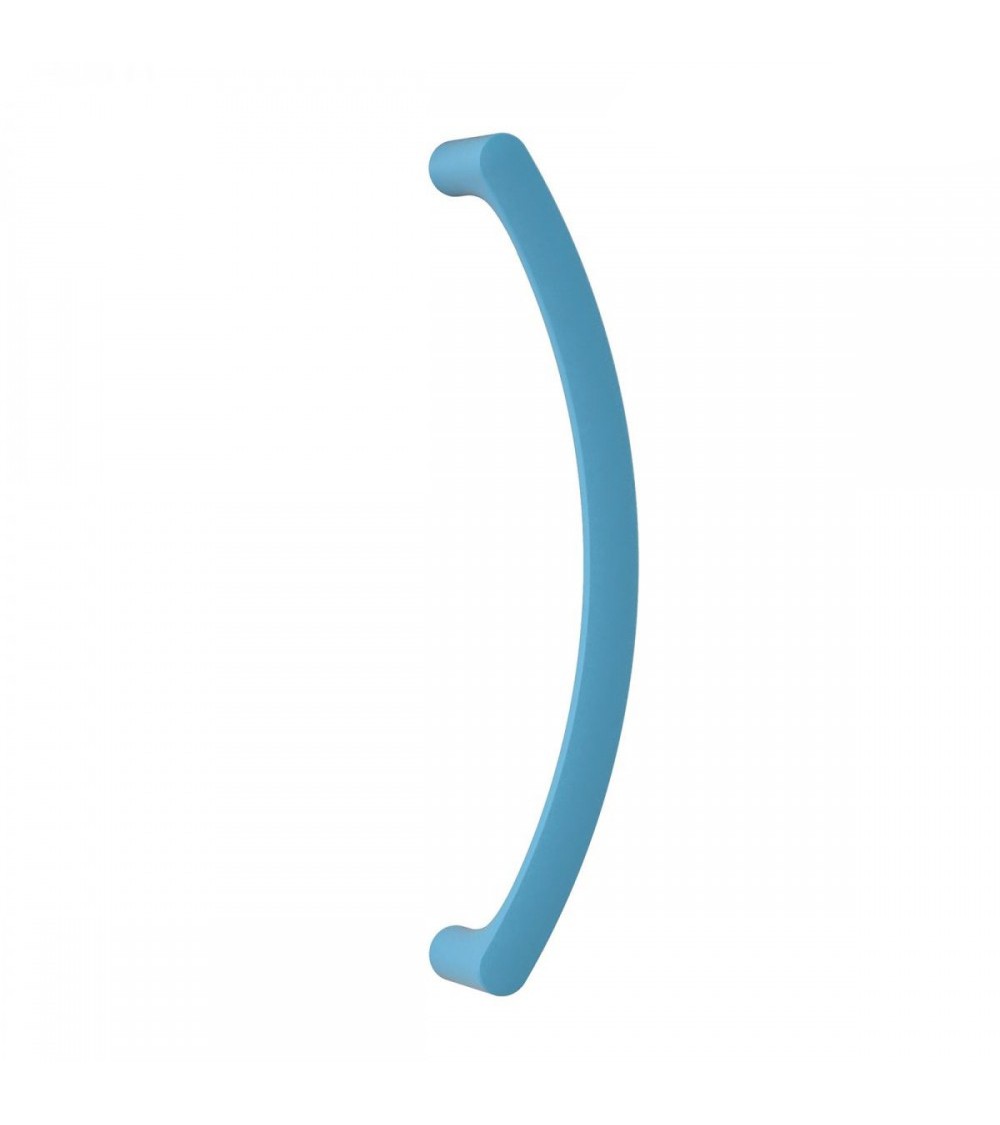 Poignée bâton de maréchal, poignée de tirage de couleur Moon One Bleu Océan -  poignée design