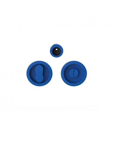 Poignée pour porte coulissante à condamnation couleur Bleu Capri Moon One poignée design