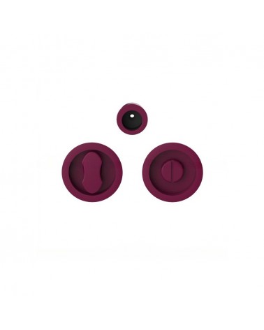 Poignée pour porte coulissante à condamnation violet bordeaux Moon One poignée design