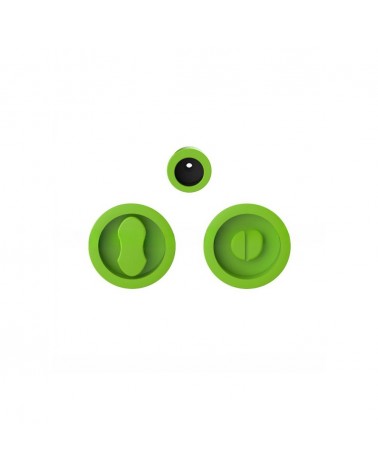 Poignée pour porte coulissante à condamnation couleur Vert Citron Moon One poignée design