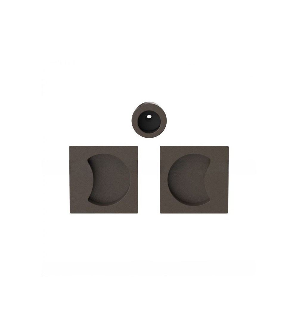 Poignée pour porte coulissante de couleur Marron Colombo Design Moon One poignée design