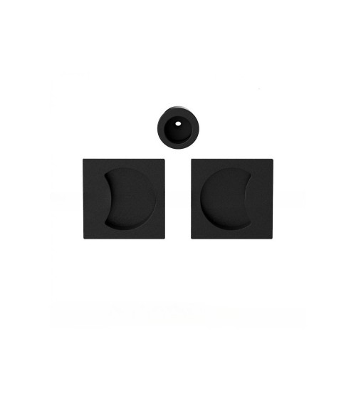 Poignée pour porte coulissante de couleur noire Colombo Design Moon One poignée design