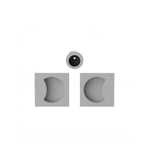 Poignée pour porte coulissante de couleur argent Colombo Design Moon One poignée design