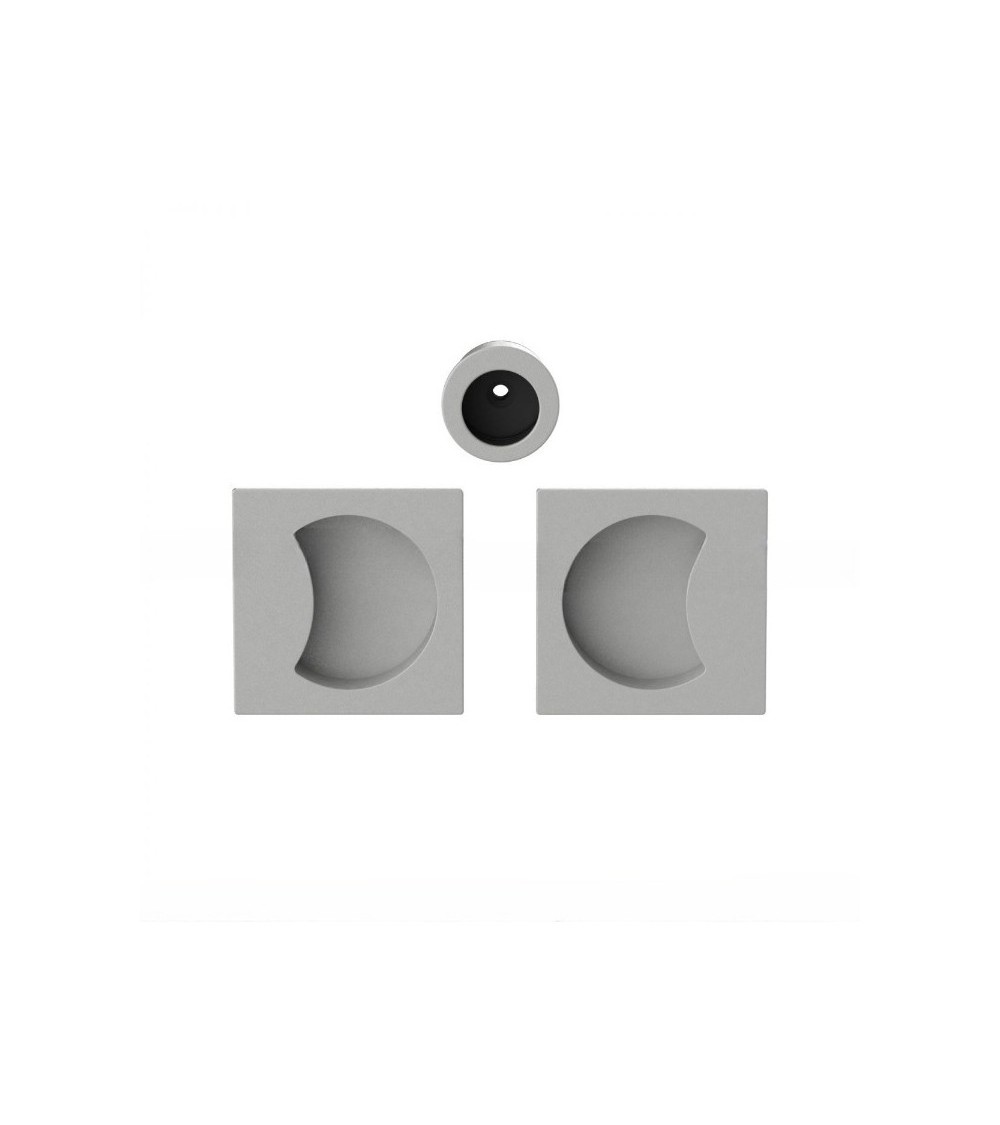 Poignée pour porte coulissante de couleur argent Colombo Design Moon One poignée design