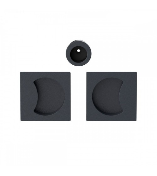 Poignée pour porte coulissante titane Colombo Design Moon One poignée design
