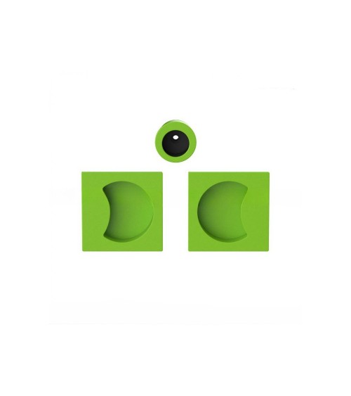 Poignée pour porte coulissante Vert Citron Colombo Design Moon One poignée design