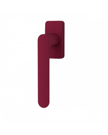 Poignée de fenêtre de couleur Violet Bordeaux - Moon One Carrée -  poignée design