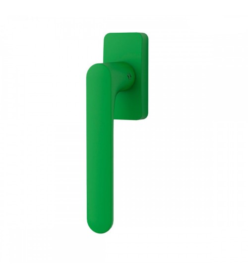 Poignée de fenêtre de couleur Vert Citron - Moon One Carrée -  poignée design