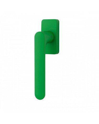 Poignée de fenêtre de couleur Vert Citron - Moon One Carrée -  poignée design