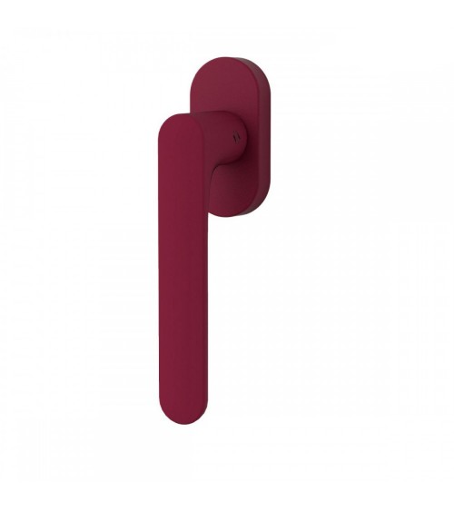 Poignée de fenêtre de couleur Violet Bordeaux - Moon One Ronde -  poignée design