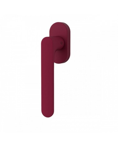 Poignée de fenêtre de couleur Violet Bordeaux - Moon One Ronde -  poignée design