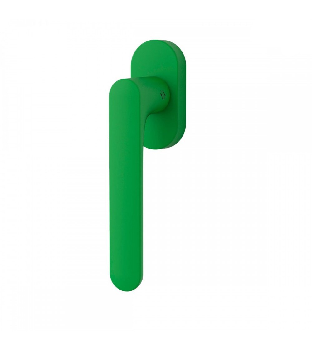 Poignée de fenêtre de couleur Vert Citron - Moon One Ronde -  poignée design