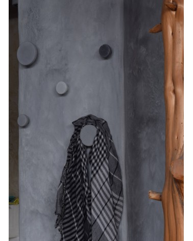 Crochet mural en béton / Bouton de meuble Pomolo Made in Grèce -  poignée design
