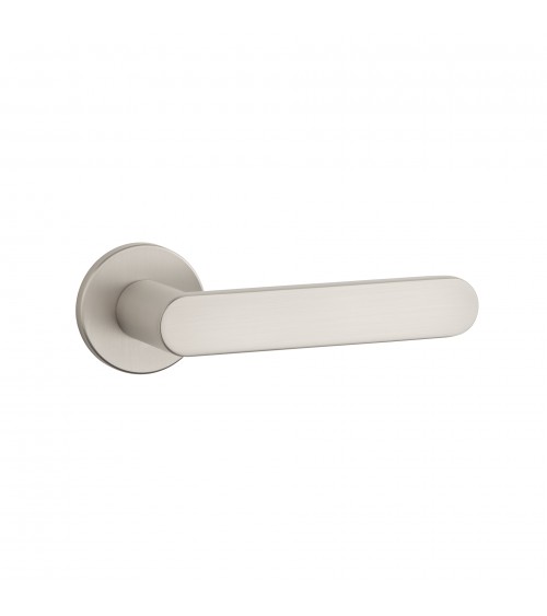 Poignée de porte nickel brossé ALORA