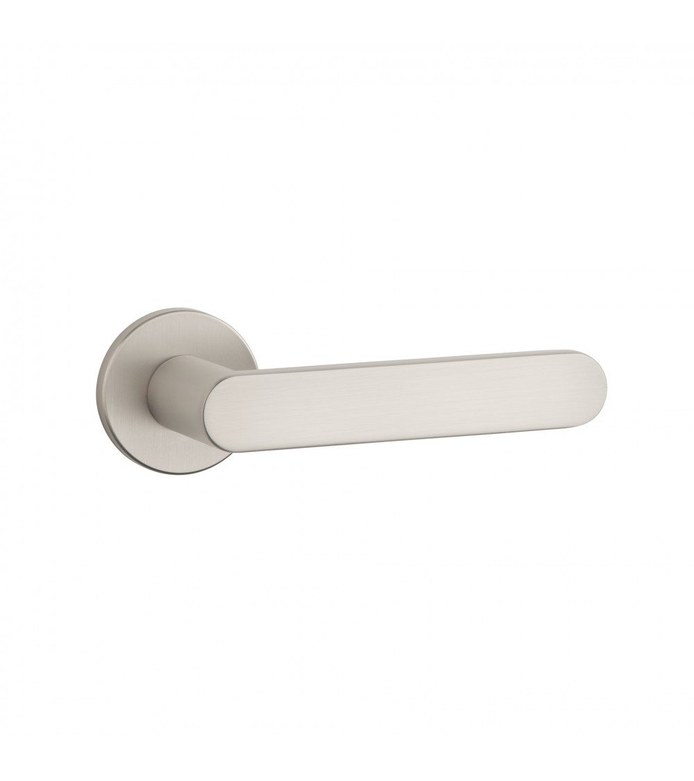 Poignée de porte nickel brossé ALORA