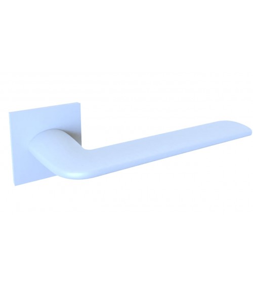Poignée de Porte blanche Line Stinger Carrée