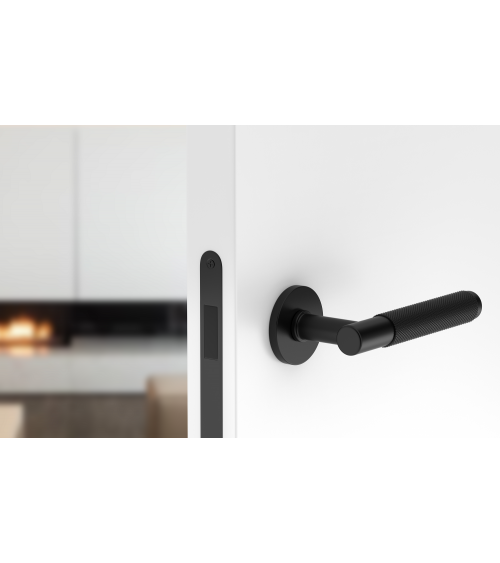 Poignée de porte noire Time Slim poignée design