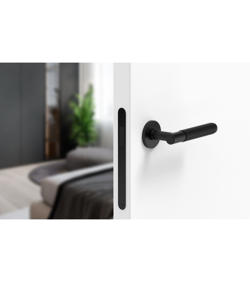 Poignée de porte noire Time Slim poignée design